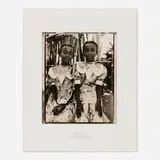 Fazal Sheikh, Lamu, Kenya, 1988, polytoned gelatin silver print from Polaroid Type 665 Positive/Negative film