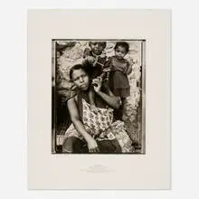 Fazal Sheikh, Lamu, Kenya, 1988, polytoned gelatin silver print from Polaroid Type 665 Positive/Negative film