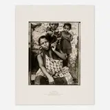 Fazal Sheikh, Lamu, Kenya, 1988, polytoned gelatin silver print from Polaroid Type 665 Positive/Negative film