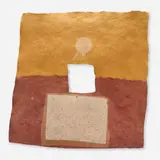 Robert Rauschenberg, Bit (from the Pages and Fuses series), 1974, screenprint on tissue laminated to pigmented and cast handmade paper