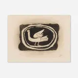 Georges Braque, Oiseau III, 1950, lithograph