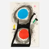 Joan Miró, L'adorateur du soleil, 1969, etching, aquatint and carborundum in colors on Arches