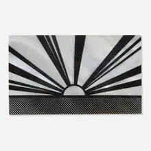 Rising Sun Announcement by Roy Lichtenstein, 1967, screenprint on opaque white Rowlux paper, sold Jun 2025