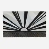 Roy Lichtenstein, Rising Sun Announcement, 1967, screenprint on opaque white Rowlux paper