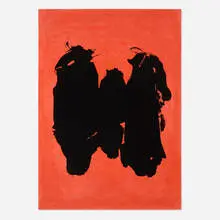 Robert Motherwell, Three Figures, 1989, lithograph in colors on Somerset