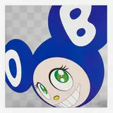 And then and then and then and then (Blue) by Takashi Murakami, 1999, offset lithograph in colors, sold Jun 2025
