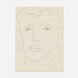 Haïtienne by Henri Matisse, 1945, lithograph on Rives BFK, sold Jun 2025