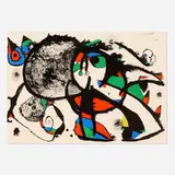 Hommage à Masson by Joan Miró, 1977, lithograph in colors, sold Jun 2025