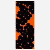 Donald Sultan, Wallflower (Black and Orange), 2018, screenprint in colors