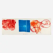 Kill Devil Hill (diptych) by Robert Rauschenberg, 1975, lithograph in colors on J. Whatman Mould Made 1952, sold Jun 2025