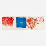 Robert Rauschenberg, Kill Devil Hill (diptych), 1975, lithograph in colors on J. Whatman Mould Made 1952