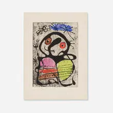 Constellations by Joan Miró, 1959, etching with hand-coloring, sold Jun 2025