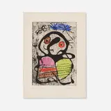 Joan Miró, Constellations, 1959, etching with hand-coloring
