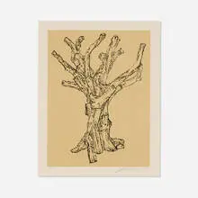 Cedar by Ai Weiwei, 2022, screenprint in colors on Somerset Velvent Antique 280gsm, sold Jun 2025
