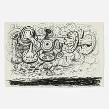 Philip Guston, Sky, 1980, lithograph on HMP Köller handmade transfer paper