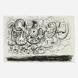Philip Guston, Sky, 1980, lithograph on HMP Köller handmade transfer paper