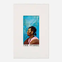 Peter Blake, The Tuareg (from The Wrestlers suite), 1972, screenprint in colors