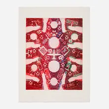 Bernard Cohen, Things Seen, 1981, aquatint in colors
