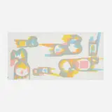 Bernard Cohen, The Last of Six Images for J, 1976, screenprint in colors