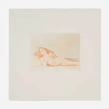 Graham Ovenden, Lolita Recumbent, 1975, aquatint in colors