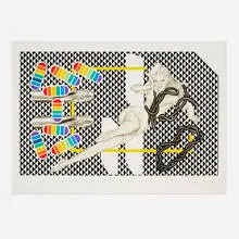 Peter Phillips, Gravy for the Navy, 1968-1975, screenprint in colors