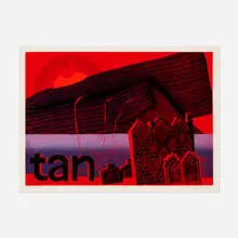 Ronald King, Tan (Two) (from the Neighbours, We'll Not Part Tonight portfolio), 1976, screenprint in colors