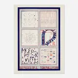Tom Phillips, Six Pieces Opus X, screenprint in colors