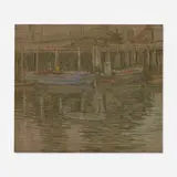 Charles S. Kaelin, Boats on Pier