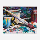 Oscar Lakeman, Containers #178, 1986, acrylic on canvas