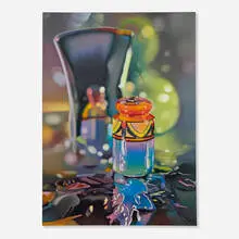 Gary Pruner, #17 Salt Shaker, 1973, oil on canvas