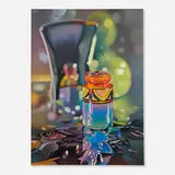 Gary Pruner, #17 Salt Shaker, 1973, oil on canvas