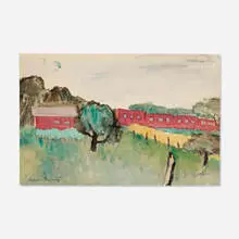Gershon Benjamin, Untitled, watercolor on paper