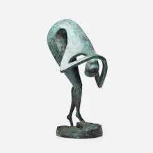 David Unger, Rising from the Ashes, patinated bronze