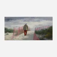Alexander Farnham, Path over the Dunes, oil on canvas