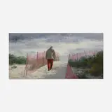 Alexander Farnham, Path over the Dunes, oil on canvas