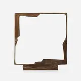 Bruno Romeda, Quadrato, 1995, patinated bronze