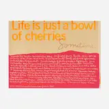sometimes by Corita Kent, 1965, screenprint in colors, sold Jul 2023