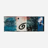 Margot Voorhies Thompson, Pacific Memory II, 1993, ink, paint, and collage on handmade paper