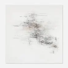 Caryn Friedlander, Lamoille River #6, 1998, charcoal on paper