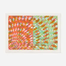 Michael Knutson, Symmetrical Four-Layered Ovoids & Lattices #4, 2016, watercolor on paper