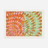 Michael Knutson, Symmetrical Four-Layered Ovoids & Lattices #4, 2016, watercolor on paper