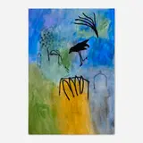 Joe Max Emminger, Garden, 1998, acrylic on paper
