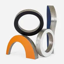 Brad Howe, Untitled, 2005, enameled and brushed aluminum