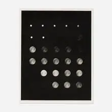 Untitled (from the Moon Three suite) by Kiki Smith, 1998, photogravure, sold Jul 2023