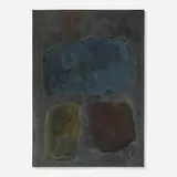 Rollin Crampton, Three Stones, 1960, oil on canvas