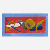 Herbert Ferber, Number 15, 1972, gouache and collage on paper