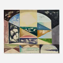 John Stephan, Untitled, 1948, oil on canvas