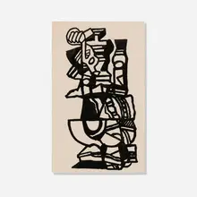 Nell Blaine, Abstraction, c. 1948, India ink on paper