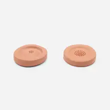 Bouche-oreille by Christian Marclay, 1990, terra cotta, sold Apr 2023