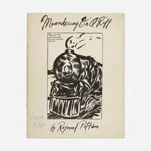 Meandering on a Riff by Raymond Pettibon, 1988, staple-bound offset lithographs, sold Apr 2023
